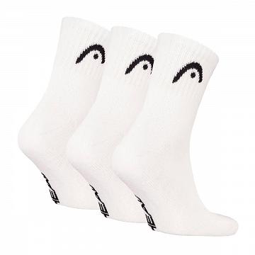 Head Tennis Club Short Crew Socks 3P White